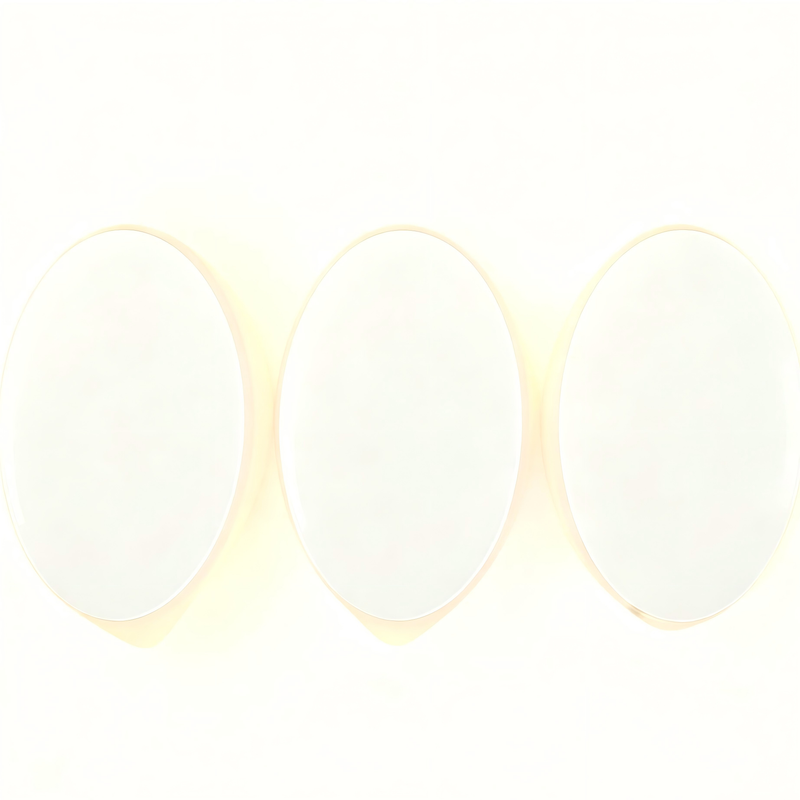 White stick-on motion sensor night light for indoor use