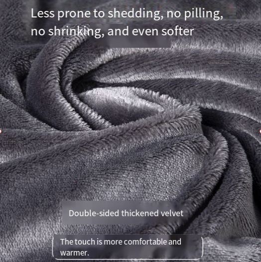 Portable USB heated throw blanket spread over a chair