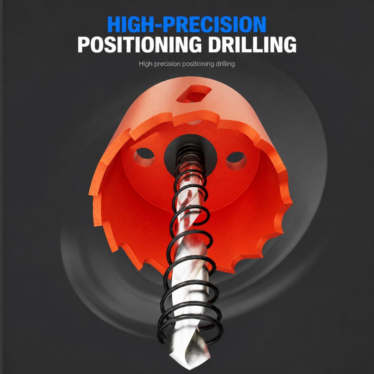 230mm bi-metal M42 HSS hole saw with pilot drill bit