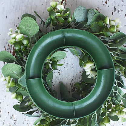 Artificial Eucalyptus Wreath for Front Door, 15.75 in