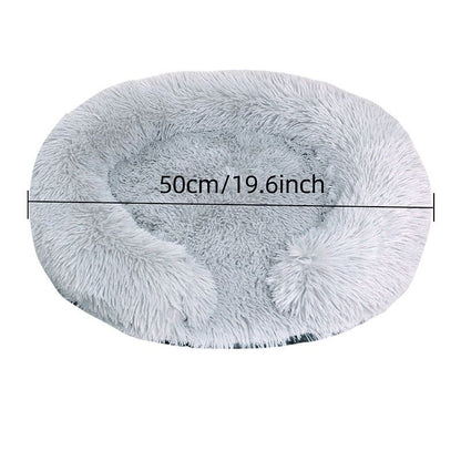 Semi-enclosed USB heated pet bed with plush fleece and removable cover