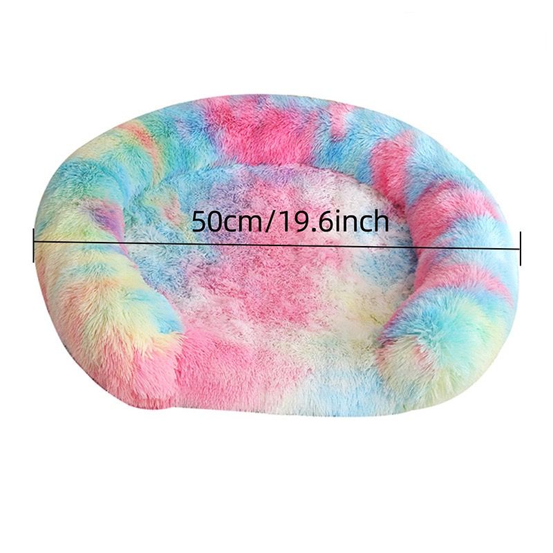 Semi-enclosed USB heated pet bed with plush fleece and removable cover