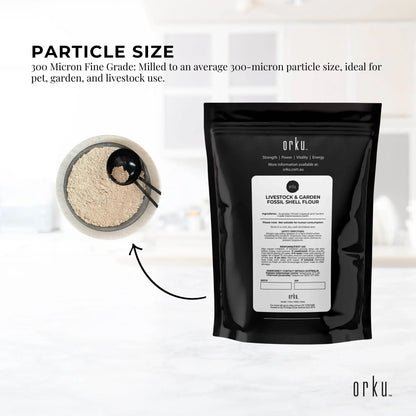 One kilogram bag of Australian mined diatomaceous earth powder