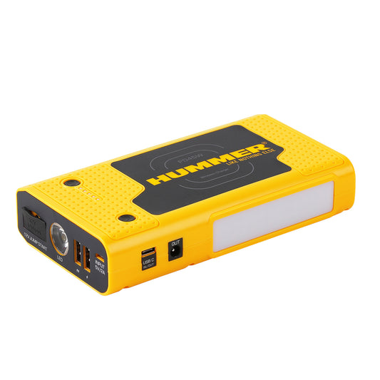 Hummer HX Pro jump starter powerbank with cables, carry bag and LED lights