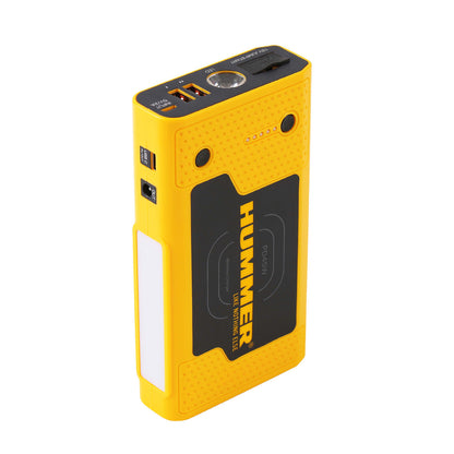 Hummer HX Pro jump starter powerbank with cables, carry bag and LED lights