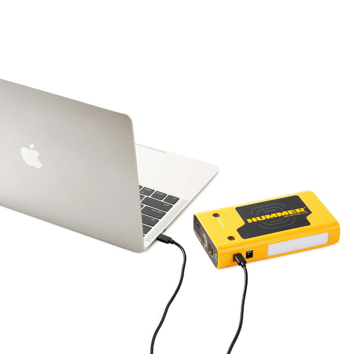 Hummer HX Pro jump starter powerbank with cables, carry bag and LED lights