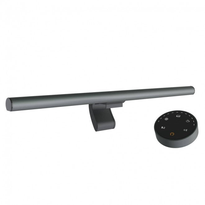 Wireless LED monitor lamp with adjustable light and wireless controller