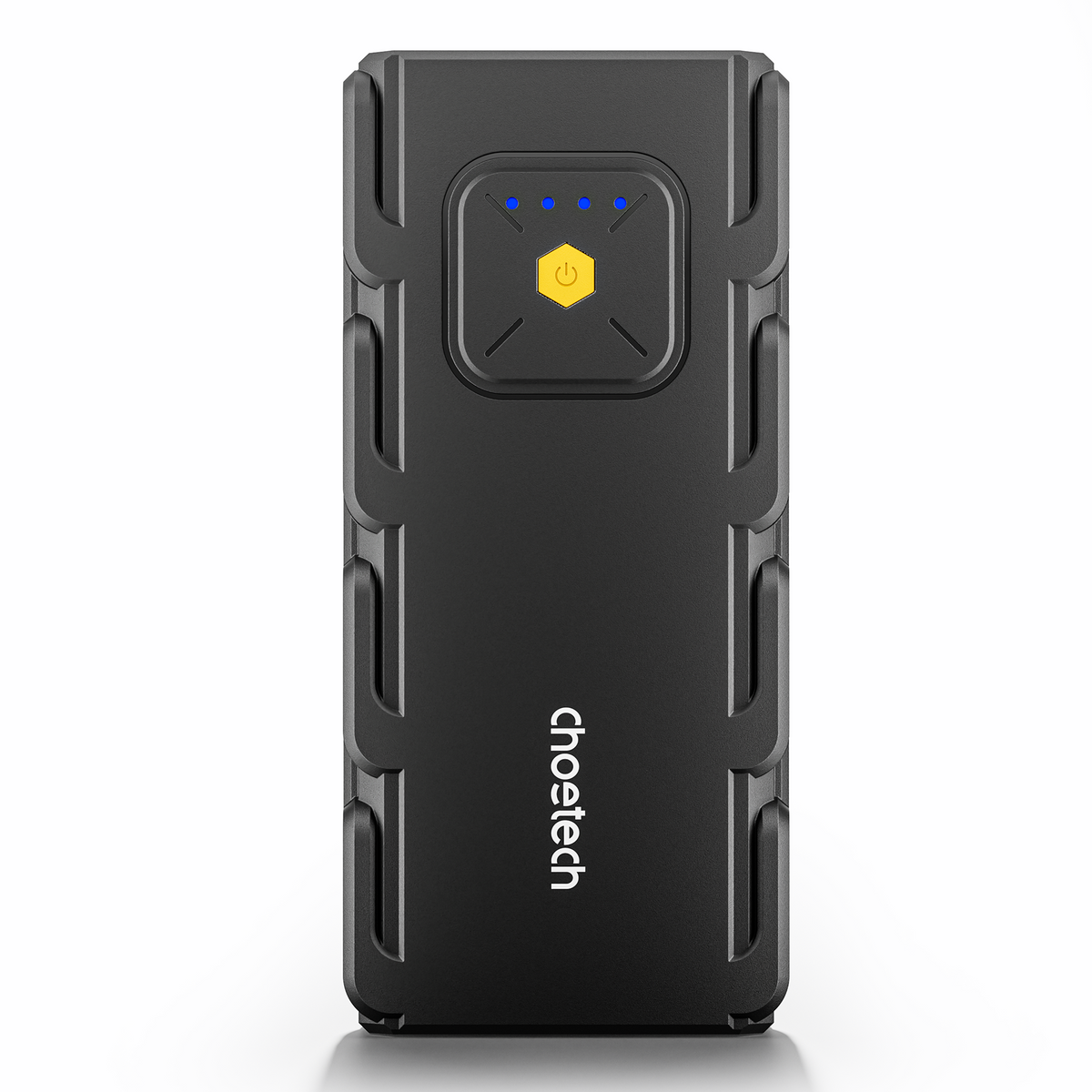 CHOETECH portable car jump starter with LED flashlight and charging ports