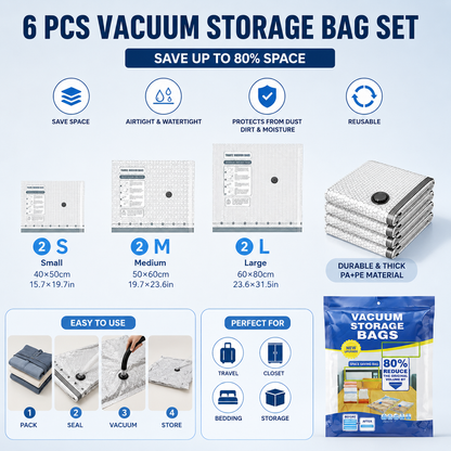 Cordless handheld vacuum cleaner with reusable vacuum storage bags